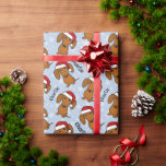 Dachshund Jul Anpassat namn Cute Wiener Hund Presentpapper<br><div class="desc">Cute Dachshund Älskare's jul Wrapping Papper. Lustigt trollkarl hund som bär en julhatt. Anpassa till namn eller annan text. Den perfekt anpassningsbarnas helgdag-presentfigursättning för Doxie älskare! Besök Jenns Doodle World om du vill ha ännu fler juldesigner och helgdag från hund älskare under hund.</div>