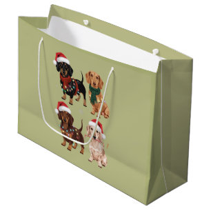 Dachshund Jul Hund Mamma Älskare Julafton Gift