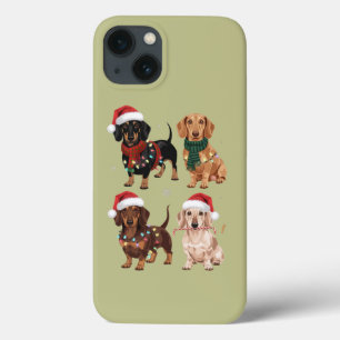 Dachshund Jul Hund Mamma Älskare Julafton Gift