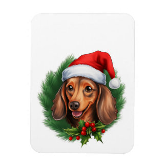 Dachshund jul magnet