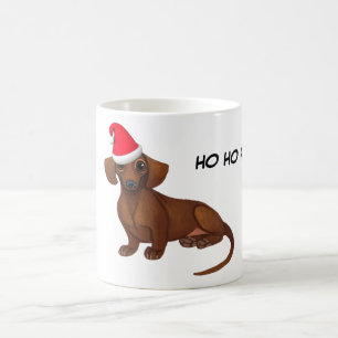 Dachshund jul Mugg