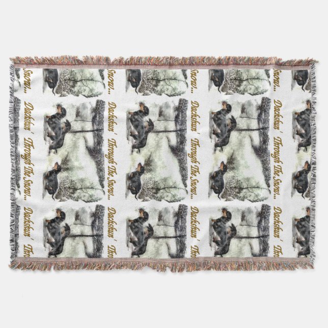 Dachshund jul mysfilt (Framsidan)