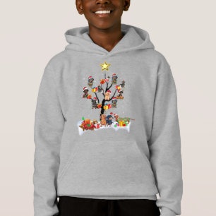 Dachshund jul på Träd Shirt Julafton Gift Ideas T