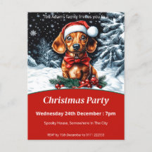 Dachshund jul Party