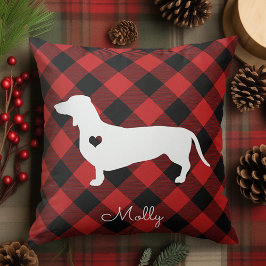 Dachshund jul Play Hund Namn Kudde