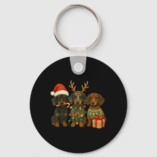 Dachshund jul wiener hund tomte hatt weenie nyckelring