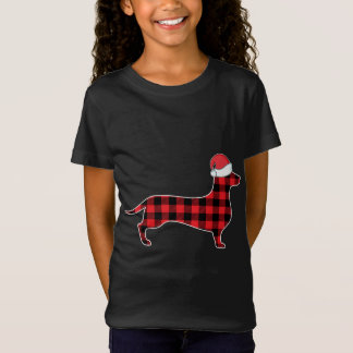 Dachshund Juldekorationer Red Play Buffalo T Shirt