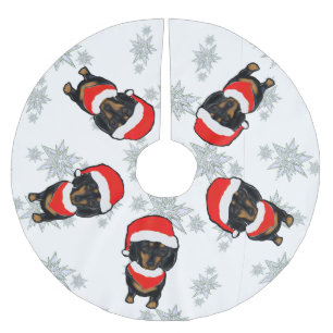 Dachshund Julgransmatta Borstad Polyester