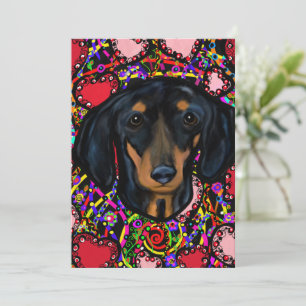 DACHSHUND JULKORT