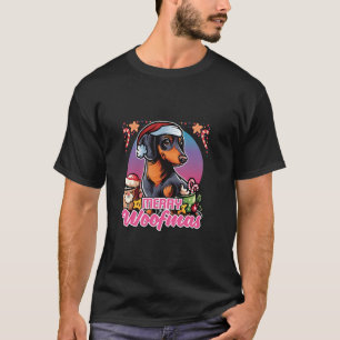 Dachshund Jultomten Coffee Mugg God jul D T Shirt