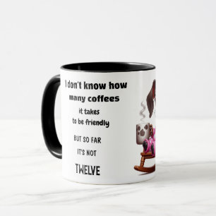 Dachshund Kaffe Humor Mugg