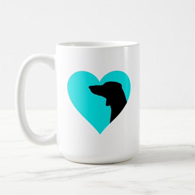 Dachshund kaffe mugg (Vänster)