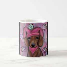 Dachshund kaffe mugg
