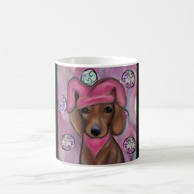 Dachshund kaffe mugg (Center)
