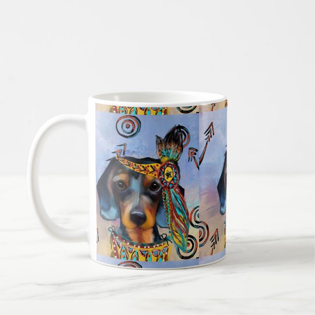 DACHSHUND   KAFFEMUGG (Vänster)