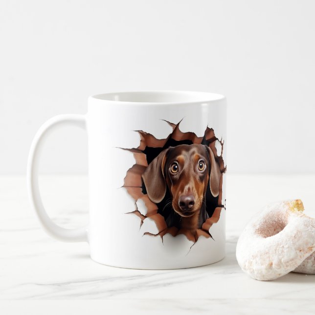 Dachshund   kaffemugg (Med munk)