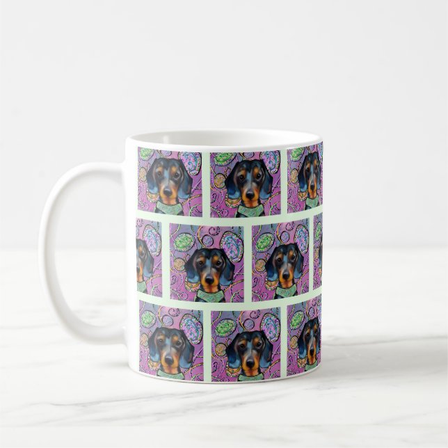 DACHSHUND  KAFFEMUGG (Vänster)
