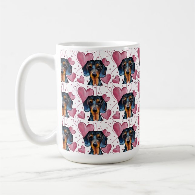 Dachshund   kaffemugg (Vänster)