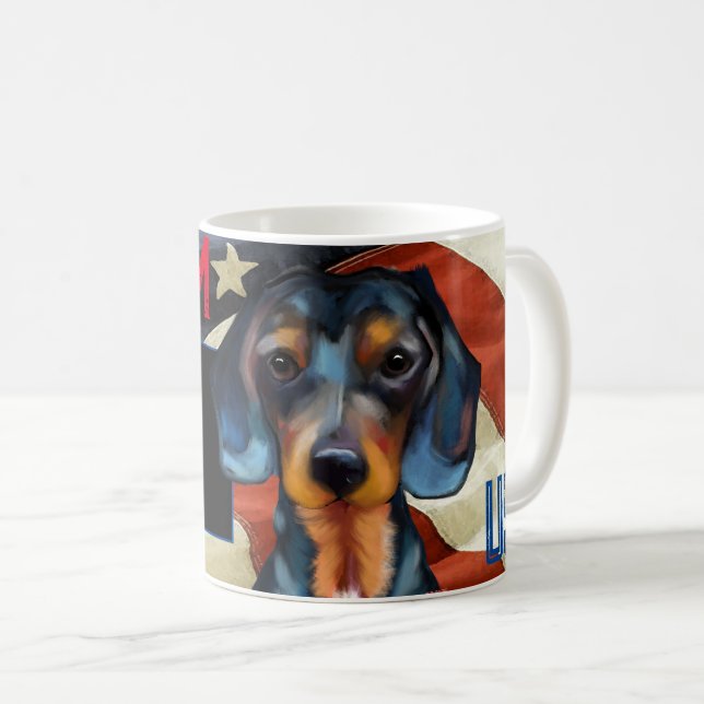 Dachshund      kaffemugg (Framsida höger)