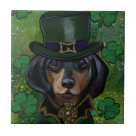 Dachshund Kakelplatta