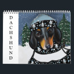 Dachshund Kalender<br><div class="desc">Den här Dachshund-färgsamlingen skulle ge perfekten till vilken tillfälle som helst.</div>