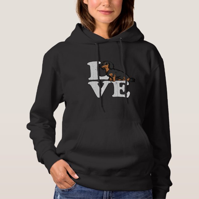 Dachshund Kärlek Apparel Dachshund Owner Funny T Shirt (Framsida)