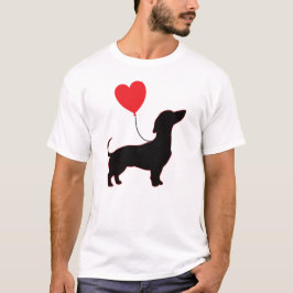 Dachshund Kärlek Balloon: Dachshund Pappa Edition T Shirt