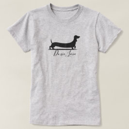 Dachshund Kärlek Basic T-Shirt