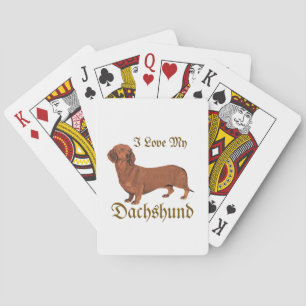 Dachshund Kärlek Casinokort