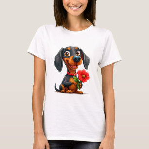 🐶 Dachshund Kärlek Design För Hundälskare Varje D T Shirt