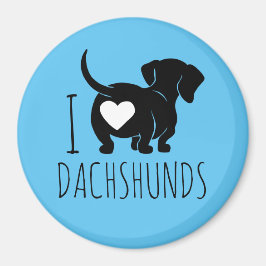 Dachshund Kärlek Magnet