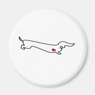 Dachshund Kärlek Magnet