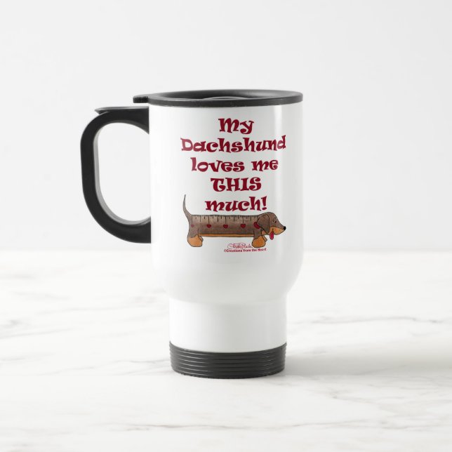 Dachshund Kärlek Meter Resemugg (Vänster)