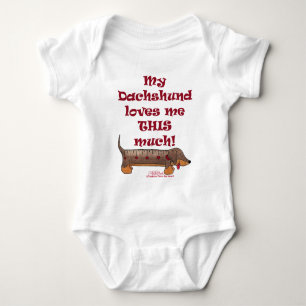 Dachshund Kärlek Meter Tee