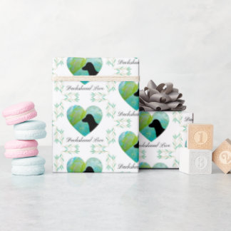 Dachshund Kärlek Presentpapper