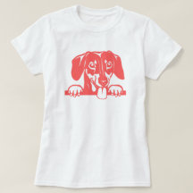 Dachshund Kärlek T-Shirt