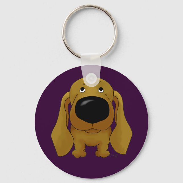 Dachshund Keychain Nyckelring (Framsida)