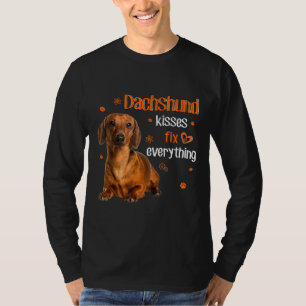 Dachshund Kisses åtgärda allt Dachshund Älskare T Shirt