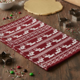 Dachshund Kitchen- julgåva eller dekorfärg  Kökshandduk