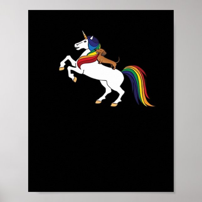 Dachshund Klassisk T-Shirt Poster (Framsidan)