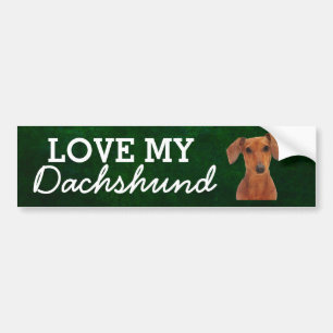Dachshund-klistermärke Bildekal