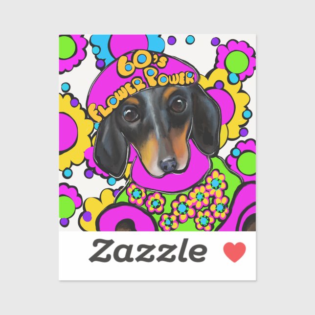 DACHSHUND  KLISTERMÄRKEN (Ark)