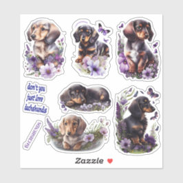Dachshund-klistermärken Klistermärken