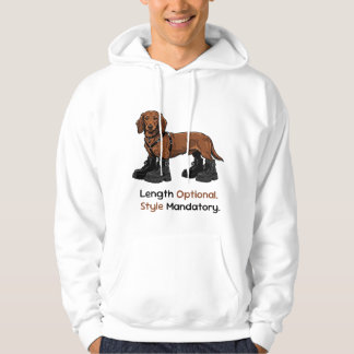 Dachshund Klumpiga Stövlar Rolig Hund Gåva T-Shirt Hoodie