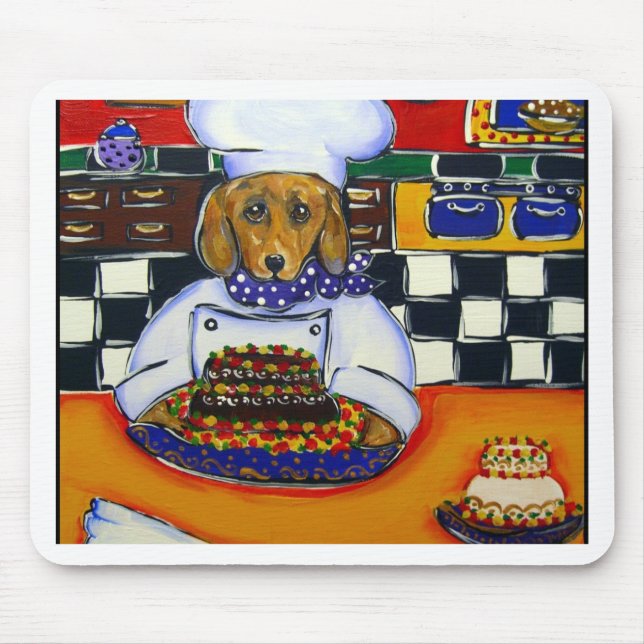 Dachshund kock musmatta (Framsidan)