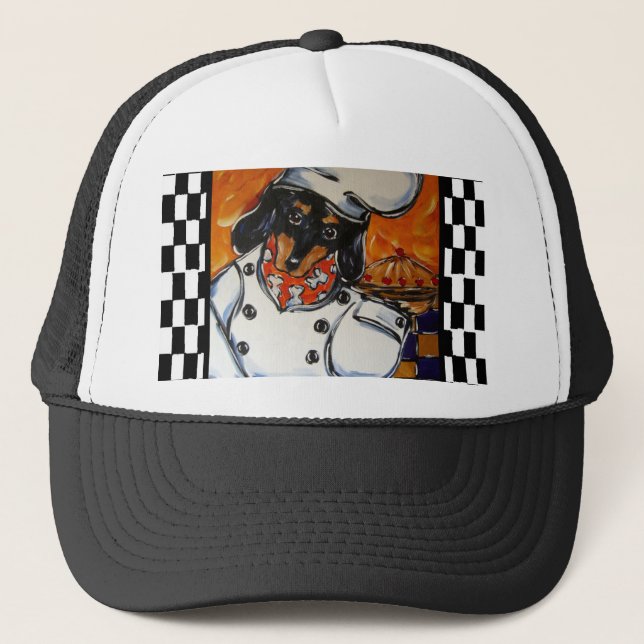 Dachshund-kockar Truckerkeps (Framsida)