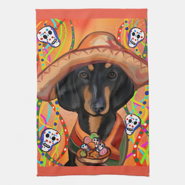 DACHSHUND KÖKSHANDDUK (Vertikal)