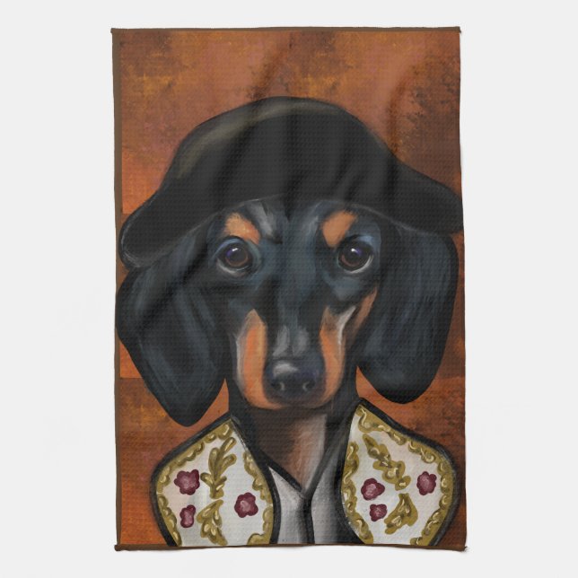 DACHSHUND KÖKSHANDDUK (Vertikal)