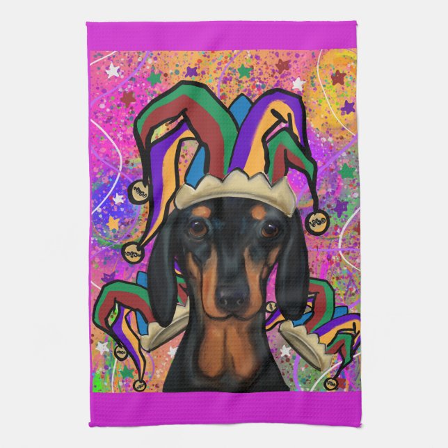 Dachshund     kökshandduk (Vertikal)