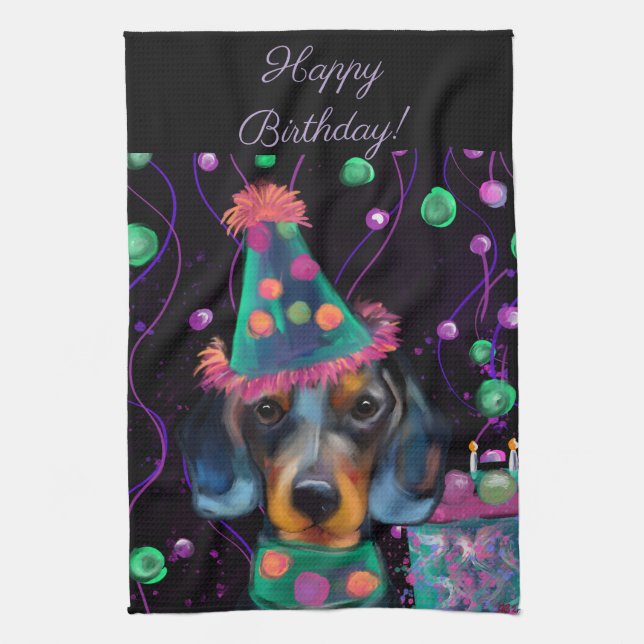 Dachshund  kökshandduk (Vertikal)